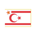 Cyprusnorthern President Flag N5108 A4 Photo Print