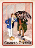 Cyranos Cigars Rain Vintage Retro Advert Ads A4 Photo Print