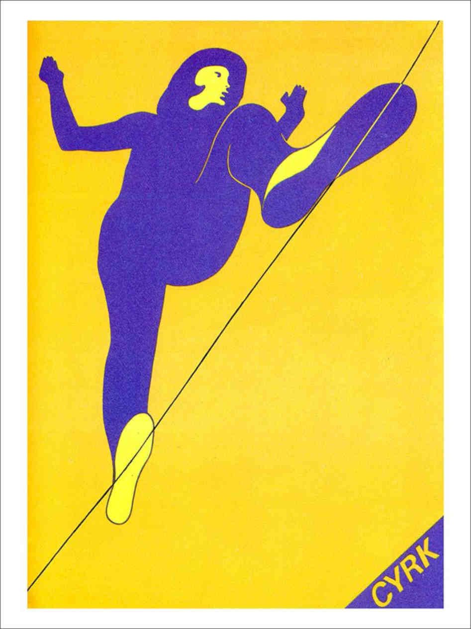 Cyrk Polish Circus Poster 1970s Vintage Retro Advert Poster A4 Photo Print