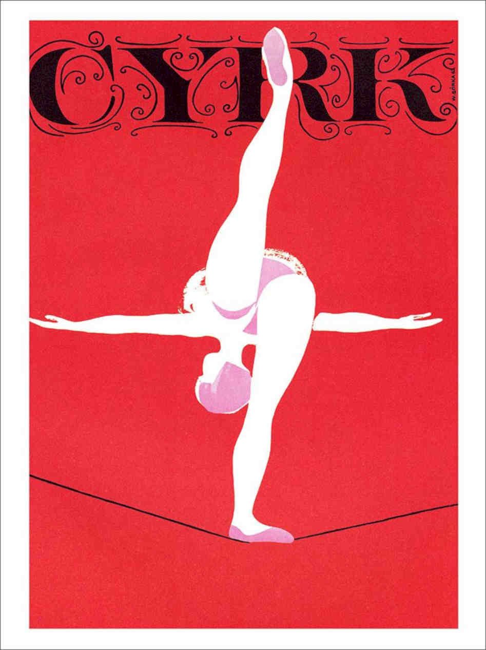 Cyrk Polish Circus Poster Vintage Retro Advert Poster A4 Photo Print