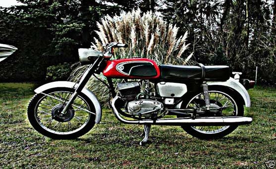 Cz 125 Sport motorbike A4 Photo Print
