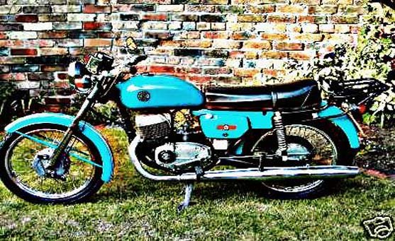 Cz 175 Sport 1976 motorbike A4 Photo Print