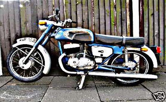 Cz 175 Sport motorbike A4 Photo Print