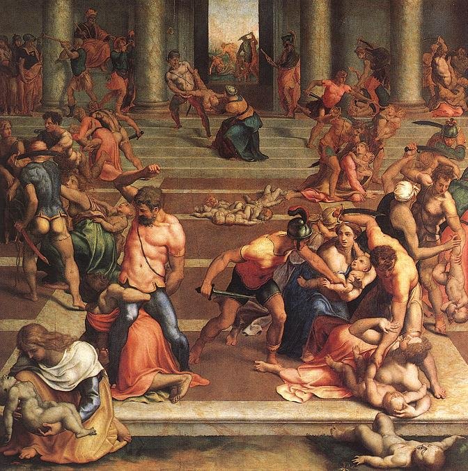 DANIELE da Volterra The Massacre of the Innocents Art A4 Photo Print