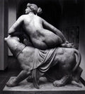 DANNECKER Heinrich Ariadne on the Panther rear view Art A4 Photo Print