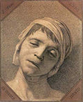 DAVID Jacques Louis Head of the Dead Marat A4 Photo Print