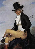 DAVID Jacques Louis Portrait of Pierre Seriziat A4 Photo Print