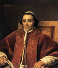 DAVID Jacques Louis Portrait of Pope Pius VII A4 Photo Print