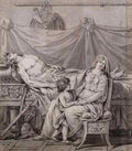 DAVID Jacques Louis The Grief of Andromache A4 Photo Print