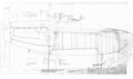 DH Mosquito Blueprints GA engine instalation A4 Photo Print