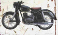 DKW RT175 1957 Aged Vintage A4 Photo Print
