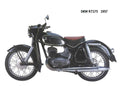 DKW RT175 1957 motorbike A4 Photo Print