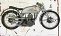 DKW SS250 1937 Aged Vintage A4 Photo Print