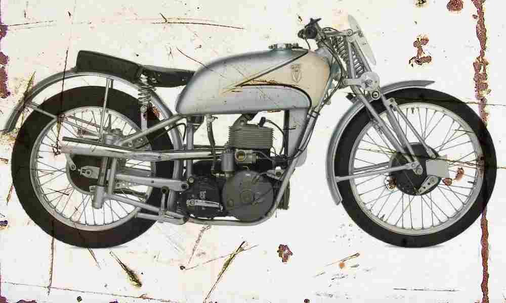 DKW SS250 1937 Aged Vintage A4 Photo Print