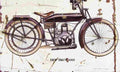 DKW ZM175 1925 Aged Vintage A4 Photo Print