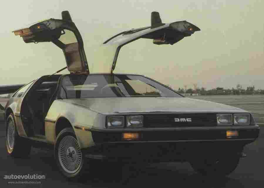 DMCDelorean 3031 2 Car A4 Photo Print