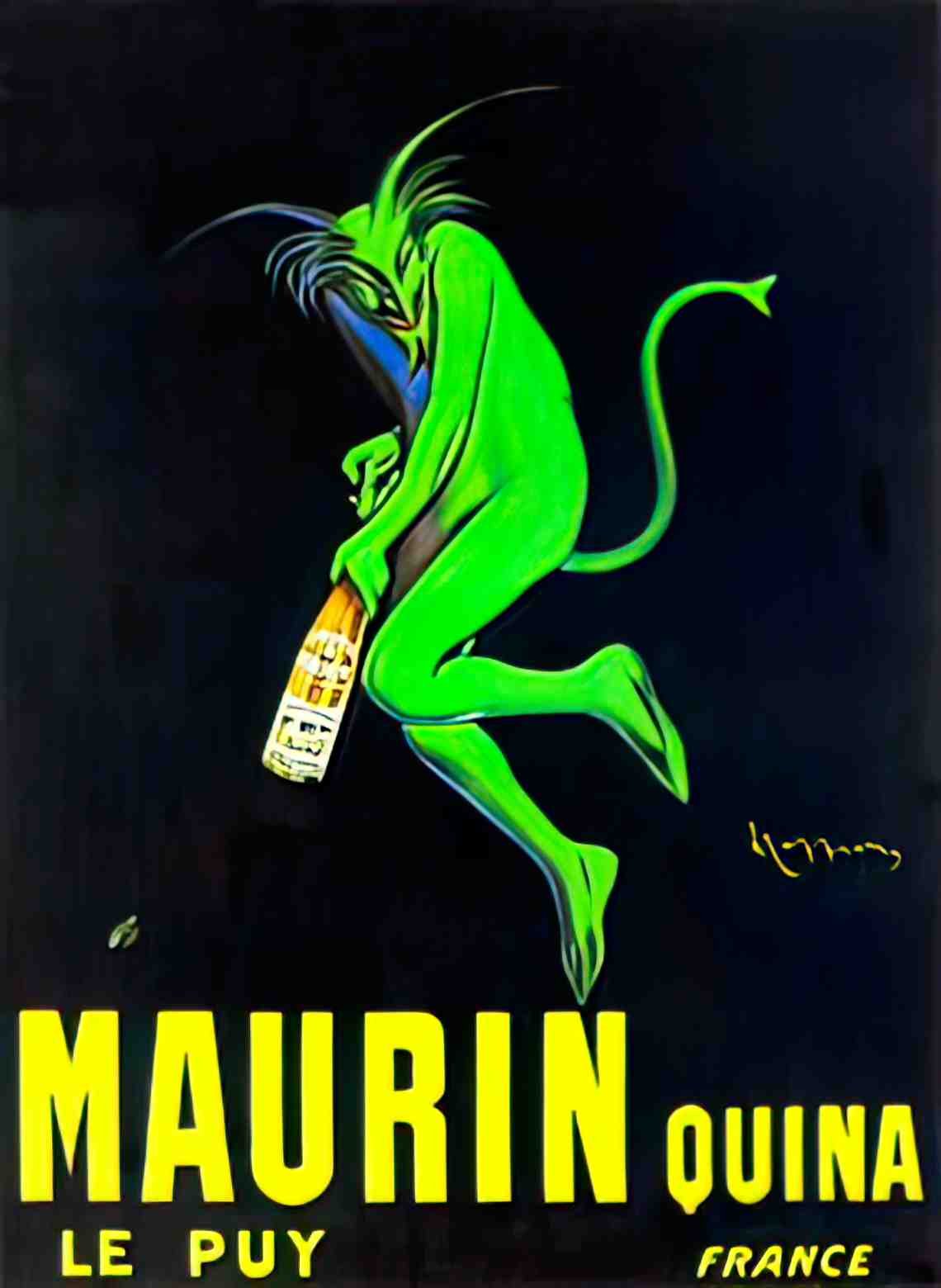 DRAP1017, Maurin Quina  Advert A4 Photo Print