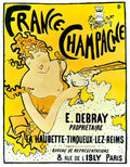 DRCC1040H, France Champagne Advert A4 Photo Print
