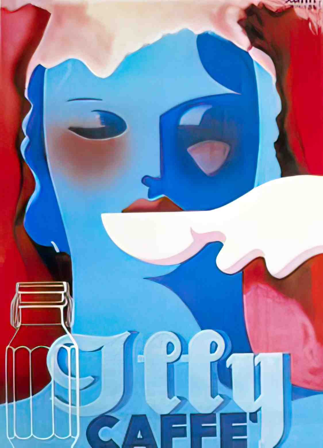 DRNA1002, Illy Cafe  Advert A4 Photo Print