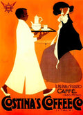 DRNA1007V, Costina's Coffee Advert A4 Photo Print