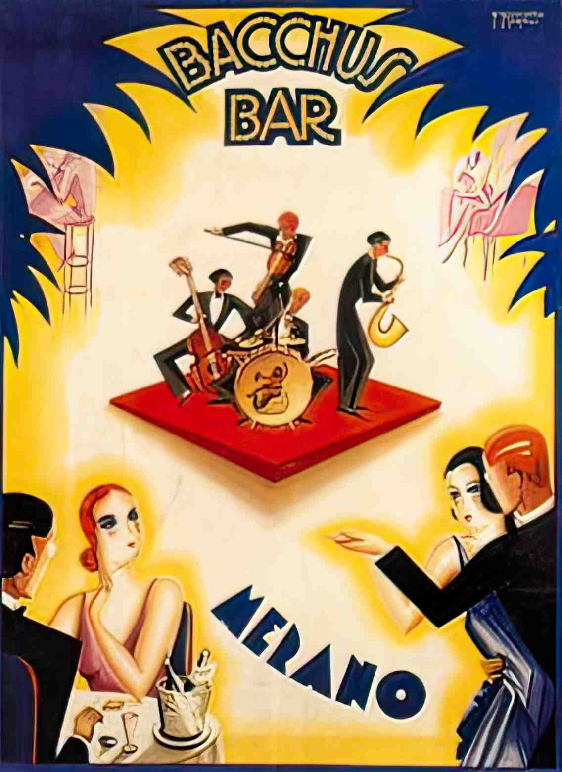 DRPB1002, Bacchus Bar  Advert A4 Photo Print