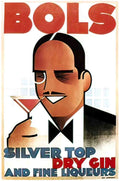 DRSP1013, Bols Gin  Advert A4 Photo Print