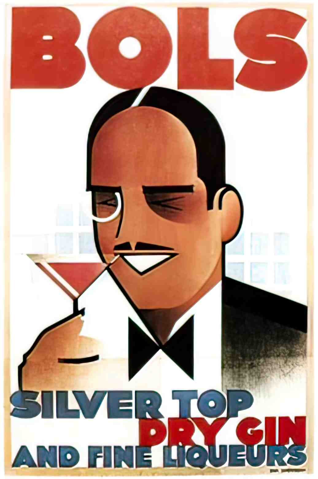 DRSP1013, Bols Gin  Advert A4 Photo Print