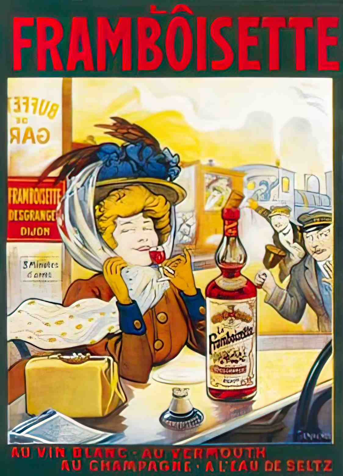 DRSP1028, La Framboisette  Advert A4 Photo Print