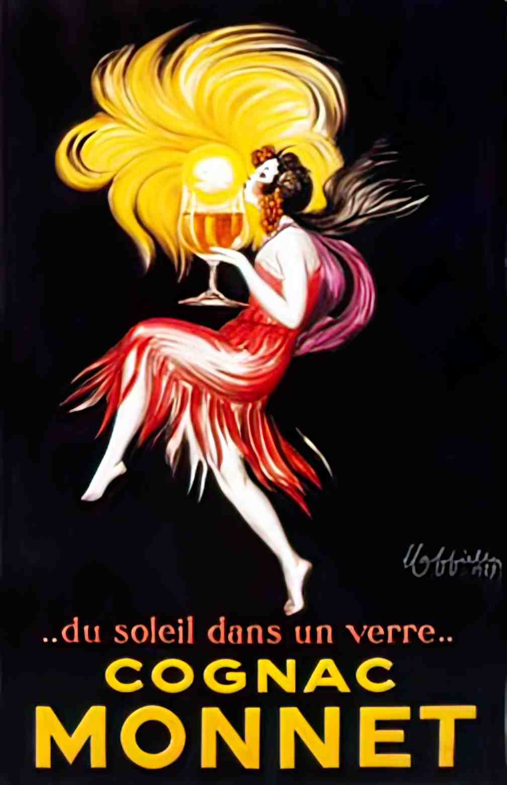 DRSP1029, Cognac Monnet  Advert A4 Photo Print