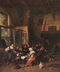 DUSART Cornelis Tavern Scene Art A4 Photo Print
