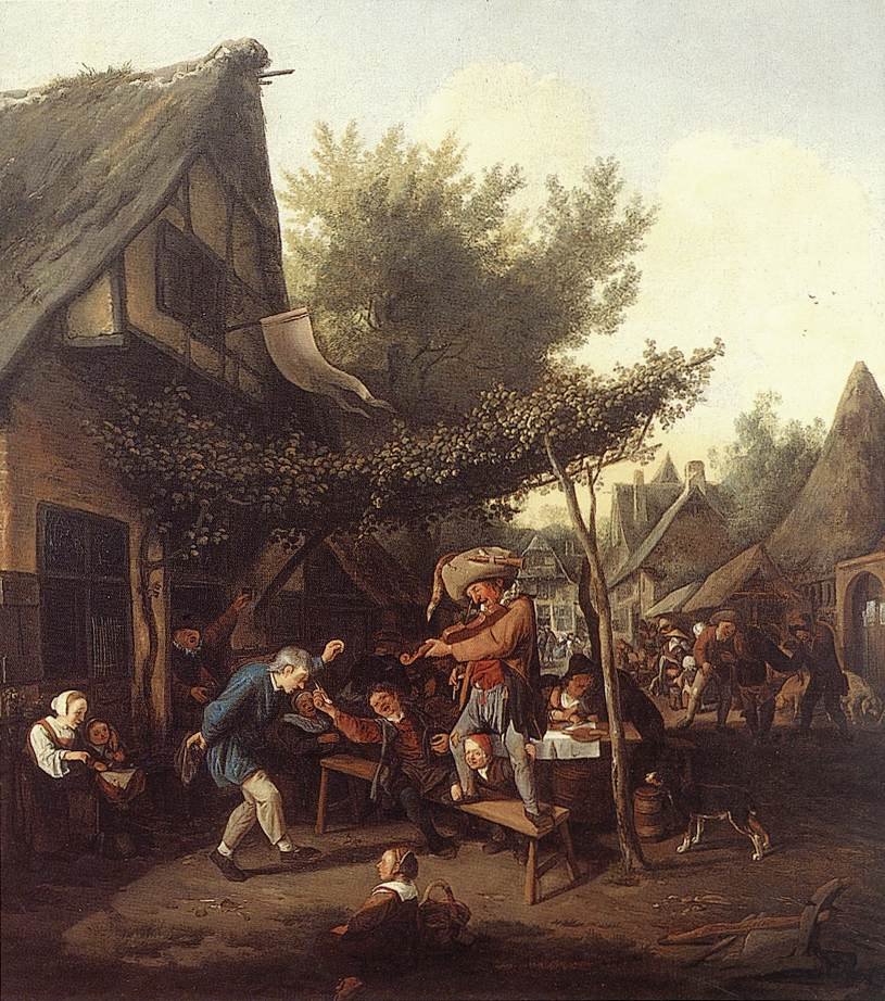 DUSART Cornelis Village Feast Art A4 Photo Print