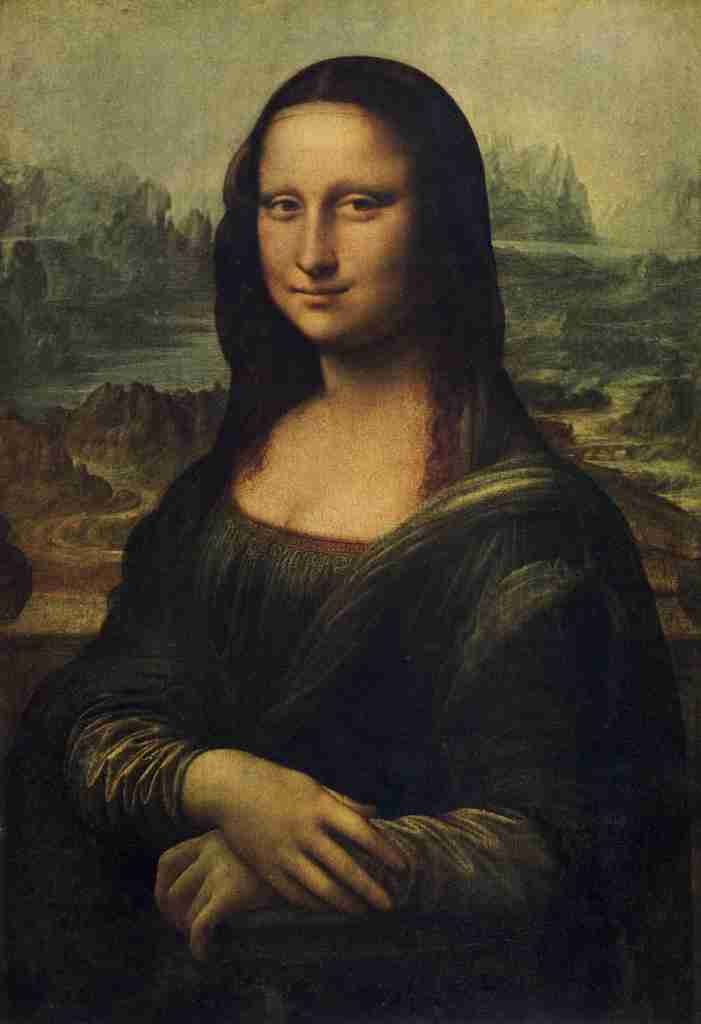 Da Vinci Leonardo 1452 1519  The Worlds Greatest Paintings 1934 Mona Lisa A4 Photo Print