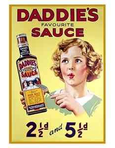 Daddies Sauce 187 advert A4 Photo Print