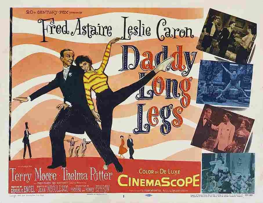 Daddy Long Legs 1955 02  film star poster A4 Photo Print