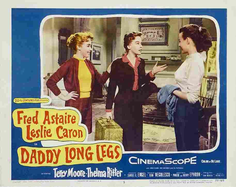Daddy Long Legs 1955 04  film star poster A4 Photo Print