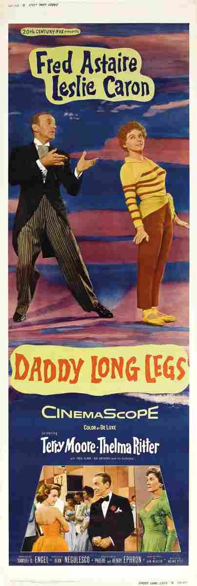 Daddy Long Legs 1955 10  film star poster A4 Photo Print
