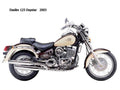 Daelim 125 Daystar 2003 motorbike A4 Photo Print