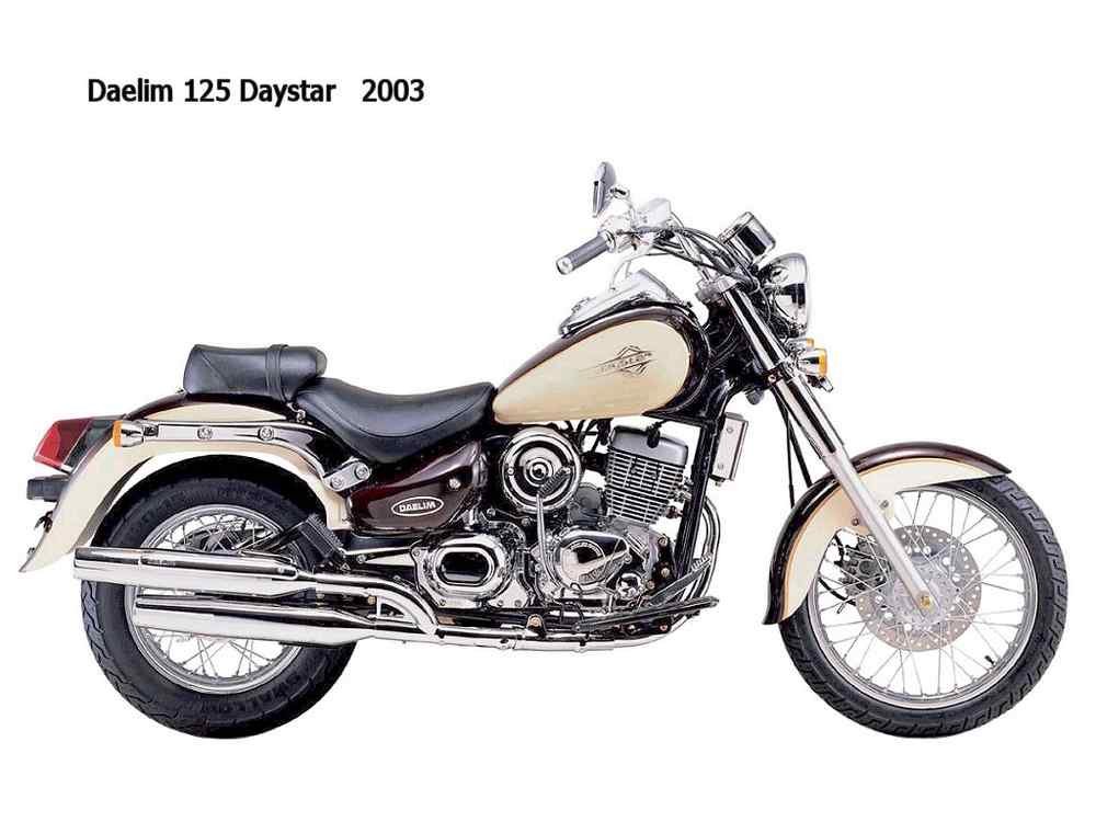 Daelim 125 Daystar 2003 motorbike A4 Photo Print