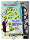 Daffodils Hills Poster Vintage Retro Advert Ads A4 Photo Print