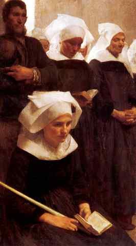 Dagnan Bouveret Bretons Praying 1888 A4 Photo Print