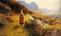 Dahl Hans An Alpine Landscape With A Shepherdess And Goals 5 A4 Photo Print