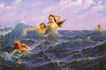 Dahl Hans Norwegian 1849 To 1937 The Daughters Of Ran O 5 A4 Photo Print