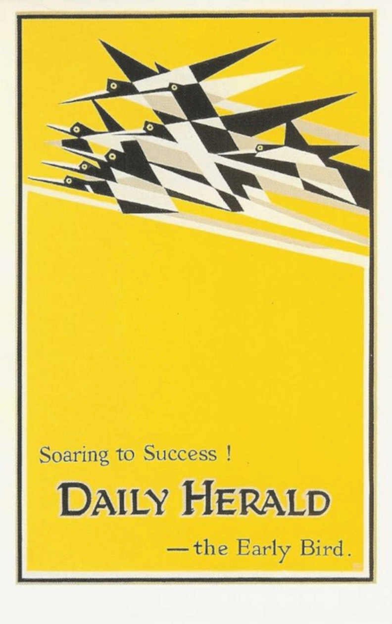 Daily Herald Starlings Vintage Retro Advert Poster A4 Photo Print