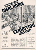 Daily Mail Home 1 1930s Vintage Retro Advert Poster