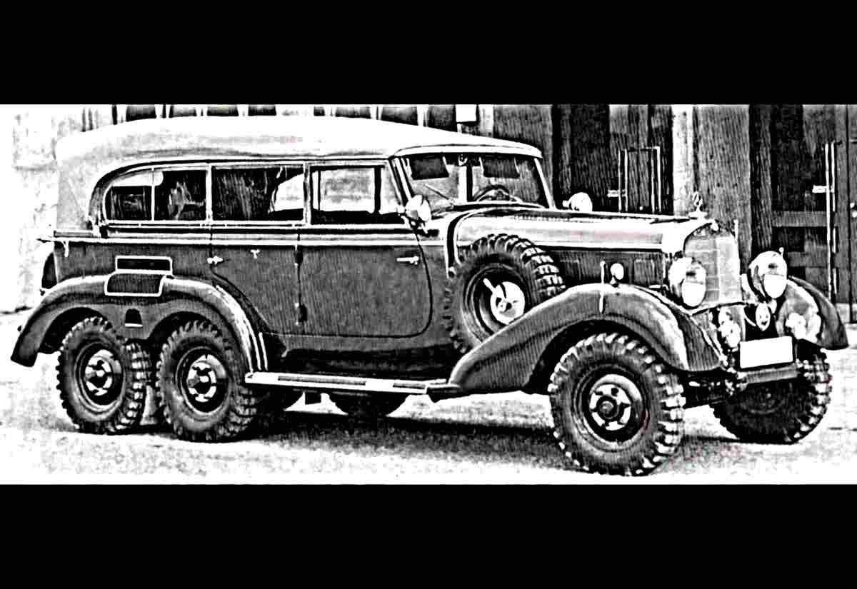 Daimler Benz G4 3 (2) Military A4 Photo Print