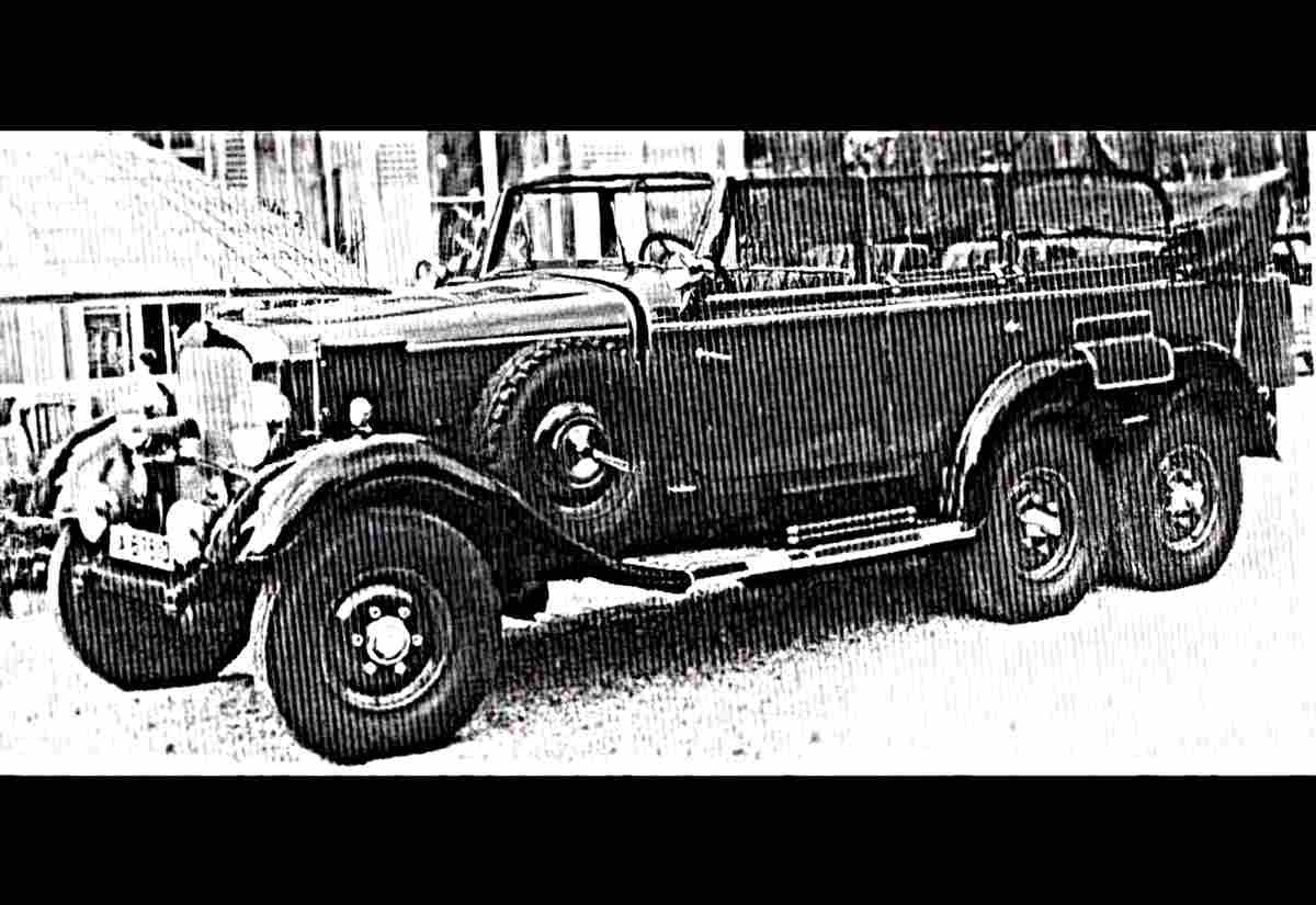 Daimler Benz G4 4 (2) Military A4 Photo Print