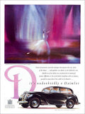 Daimler Car 1950s Vintage Retro Advert Poster A4 Photo Print