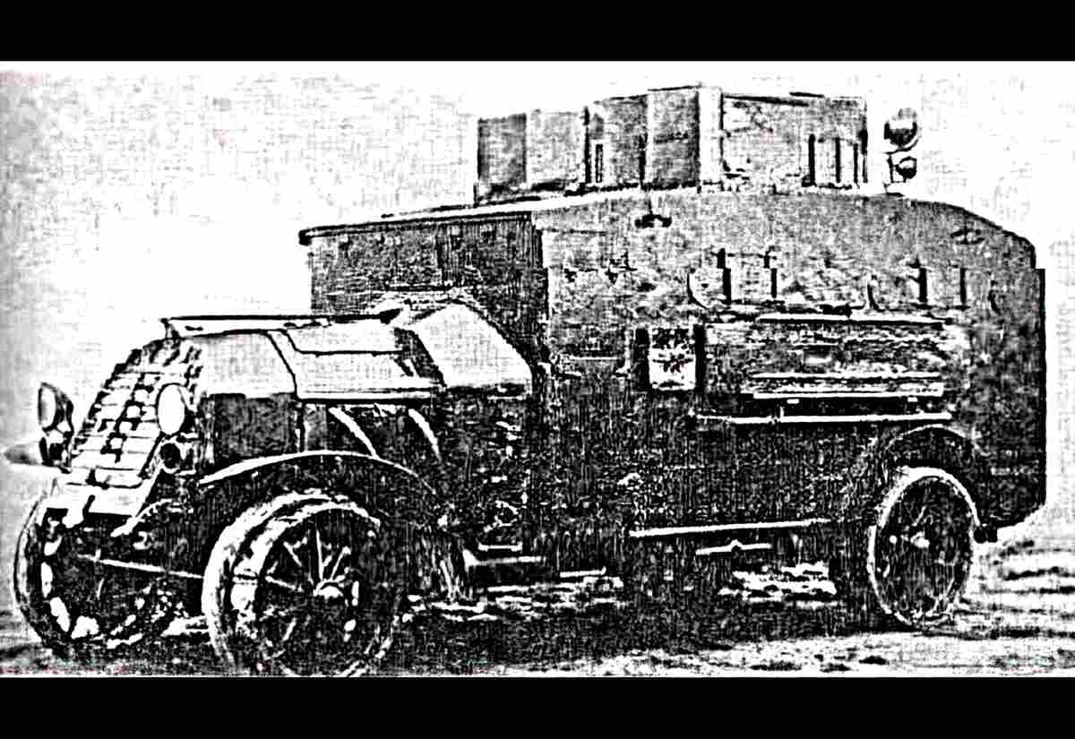 Daimler Model 1915 Armored Car German Empire (2) Military A4 Photo Print