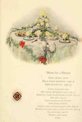 Dainty and Artistic Desserts 1915 Menu for a Dinner A4 Photo Print