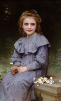 Daisies Bouguereau A4 Photo Print